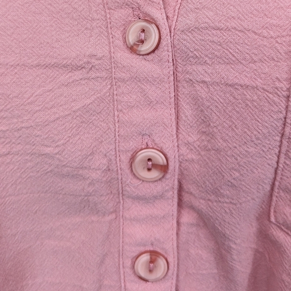 The Tog Shop Petites Half Button Popover Top Sz PL - Picture 7 of 12